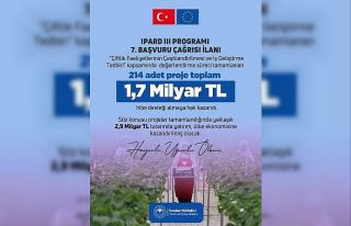 Bakan Yumklı: "214 proje, toplam 1,7 milyar...