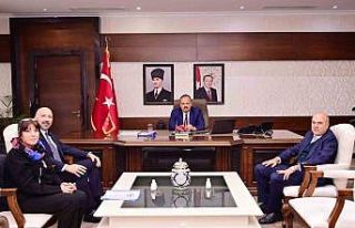 Başkan Arıkan tarihi yapılar için Vali Canbolat...