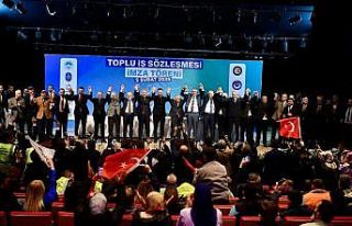 Başkan Büyükkılıç, Toplu İş Sözleşme Töreni’nde...