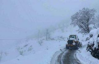 Batman’da 115 yerleşim yerinin yolu kardan kapandı