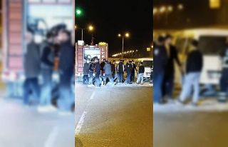 Batman’da seyir halindeki hafif ticari araçta yangın...