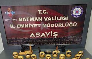 Batman’daki kuyumcu soygununda 5 tutuklama