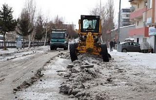 Belediyeden karla mücadele