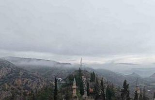 Belekoma Kalesi ve Şeyh Edebali Türbesi’nde sis...