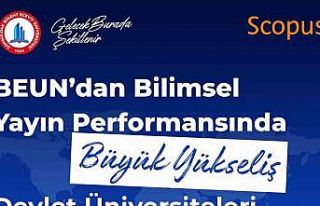 BEUN’dan bilimsel yayın performansında büyük...