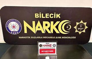 Bilecik’te narkotik operasyonunda metamfetamin ele...