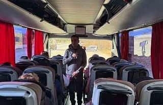 Bilecik’te sivil otobüs denetimi yapıldı