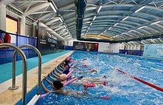 Bilecik’te yüzme antrenmanları devam ediyor