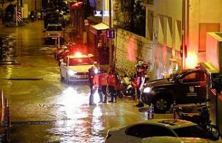 Bodrum Belediyesi yağış nöbetindeydi