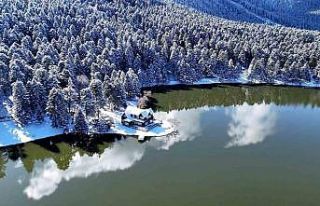 Bolu’nun incisi beyaz gelinliğini giydi
