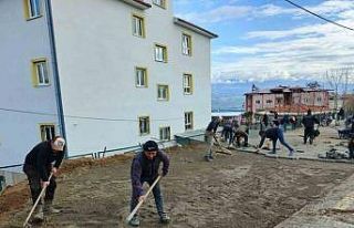 Bozdoğan’da okul çevresinde düzenlemeler devam...