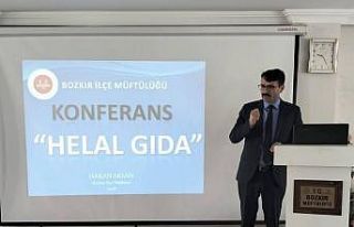 Bozkır’da "Helal Gıda" konulu konferans
