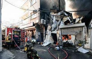 Buca’da iş yerinde yangın