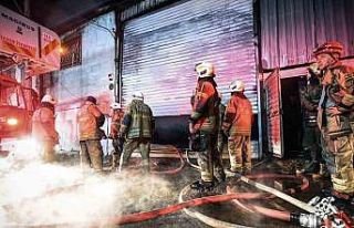 Buca’da mobilya atölyesinde yangın