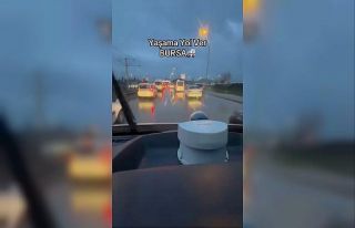 Bursa’da göz dolduran anlar, onlarca sürücü...