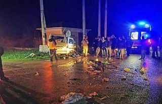 Bursa’da kamyonet ile otomobil çarpıştı: 2 yaralı