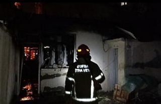 Bursa’da müstakil evde korkutan yangın