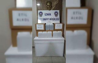 Bursa’da sahte alkol operasyonu: 135 litre etil...