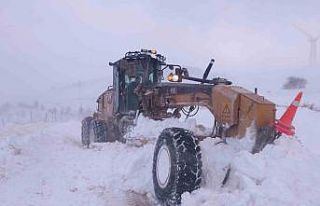 Büyükşehir kardan etkilenen 432 kilometrelik 54...