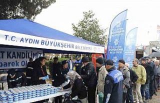 Büyükşehir’den vatandaşlara kandil helvası