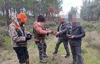Çanakkale’de yasa dışı avcılık yapan 7 kişiye...