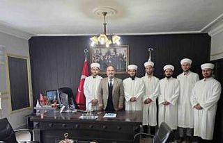 Çan’da yeni atanan din görevlilerine sarık ve...