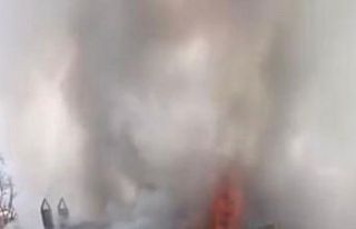 Çankırı’da evin çatısı alevlere teslim oldu