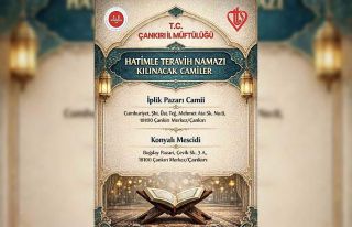 Çankırı’da hatimle teravih namazı kılınacak...