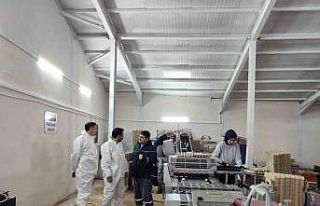 Çavdarhisar’da ticari yumurtacı kanatlı işletmesinde...