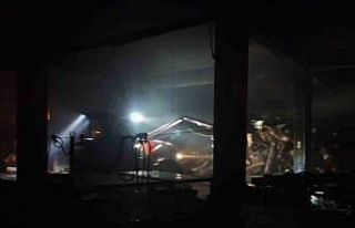 Çaycuma’da sahur vakti çıkan yangında tekstil...