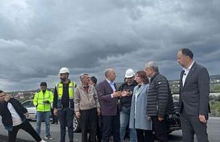 Çeşmeli- Kızkalesi Otoyolunda çalışmalar yerinde...