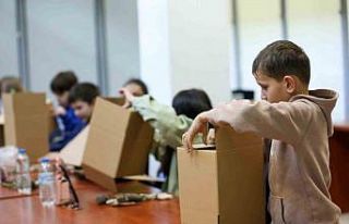 Çocuklar bir günlüğüne mimar oldu