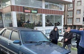 Çorba içmeye geldiği lokantada faciayı önledi