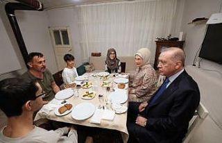 Cumhurbaşkanı Erdoğan, iftarda Kayacık ailesinin...