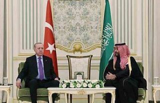 Cumhurbaşkanı Erdoğan ile Suudi Arabistan Veliaht...