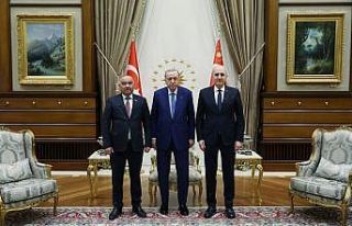 Cumhurbaşkanı Erdoğan, Kırgızistan Meclis Başkanı...