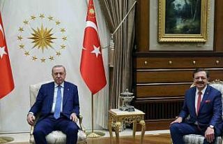 Cumhurbaşkanı Erdoğan, TOBB Başkanı Hisarcıklıoğlu’nu...