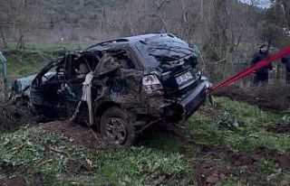 Dereye sürüklenen otomobilini bir gün sonra bulmuştu,...