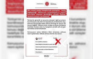 DMM: "Savaş başlayacağı iddiasıyla vatandaşların...