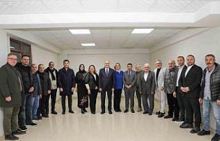 Düzce Belediyesi eski meclis üyeleri Başkan Özlü...