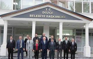 Düzce Belediyesi KDK heyetini ağırladı