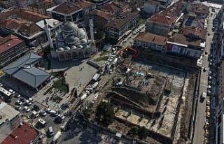 Düzce’de kent meydanının temeli atıldı