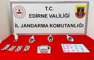 Edirne’de uyuşturucuya jandarma darbesi: Karı-koca...