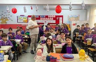 Efelerli çocuklara çevre bilinci anlatıldı