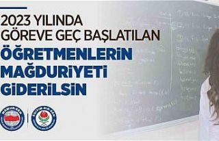 Eğitim-Bir-Sen: "2023 yılında göreve geç...