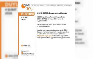 EKPSS 19 Nisan’da yapılacak