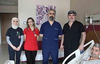 Elazığ’da 52 yaşındaki hasta kapalı yöntemle...