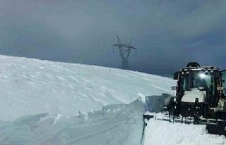 Elazığda kapalı köy yolları ulaşıma açıldı