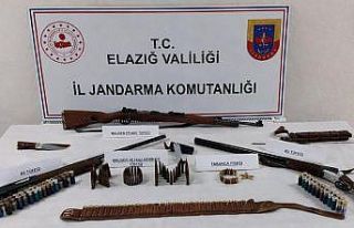 Elazığ’da silah operasyonu