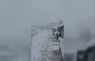 Elbistan-Darende kara yolu ulaşıma kapandı